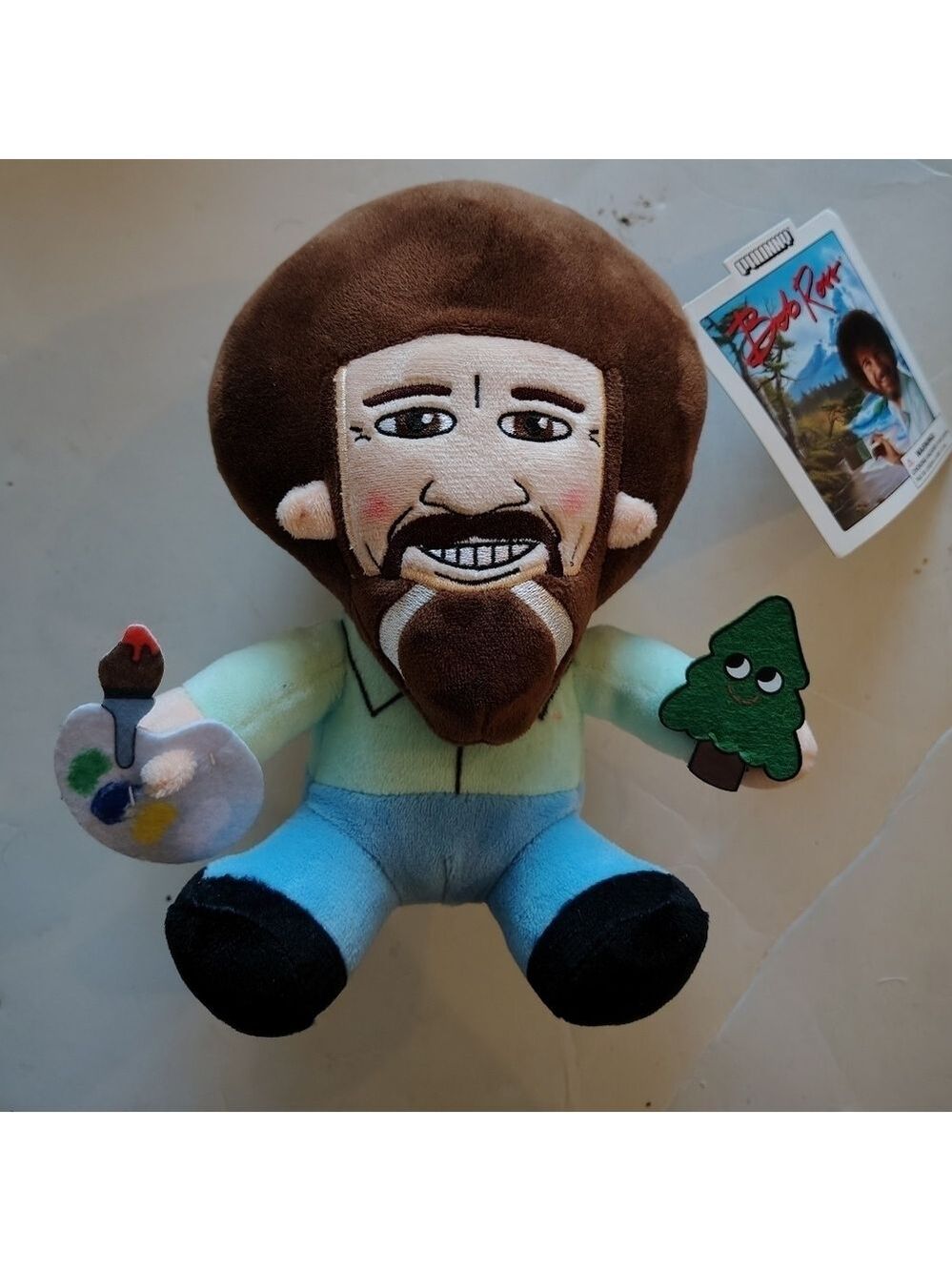 Bob Ross Kidrobot Plush Doll, The Joy of Painting